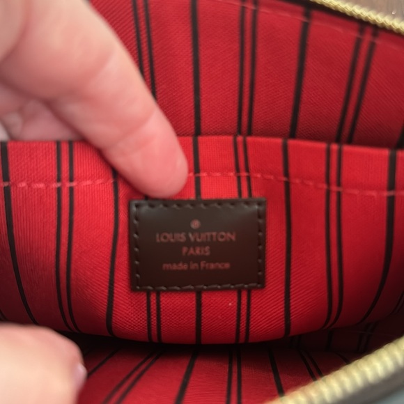 Louis Vuitton Damier Ebene Neverfull PM Pochette - Picture 10 of 12